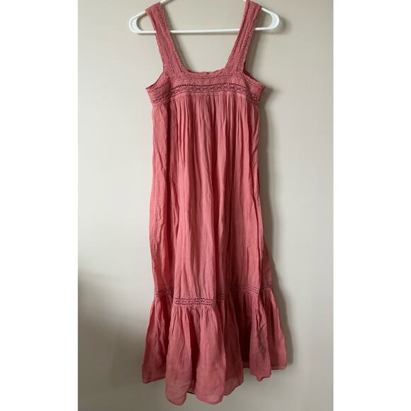 DOEN Seville Nightgown in Summer Mirage Midi Dress XS - Picture 10 of 11